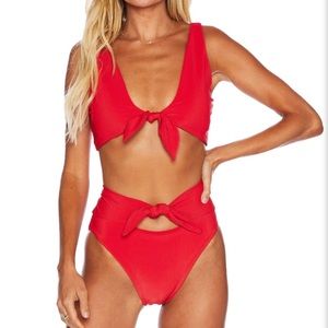 Beach Riot Bikini- Red
